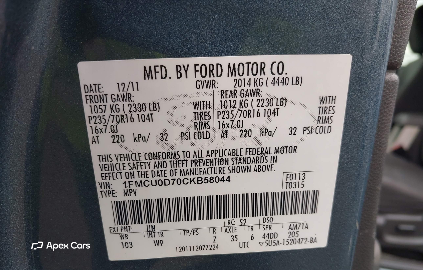 Ford Escape 2012