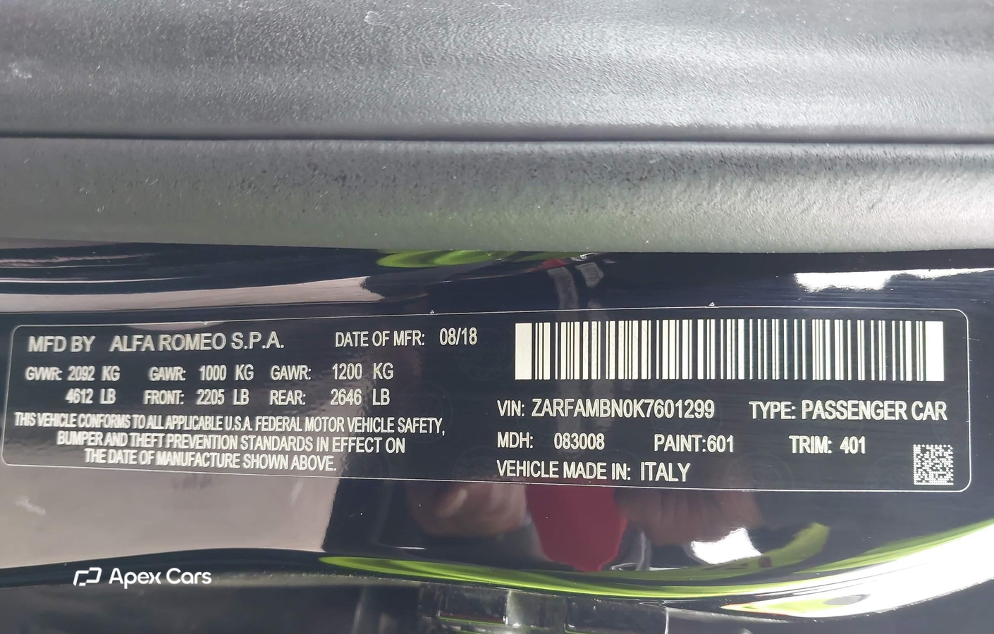 Alfa Romeo Giulia 2019