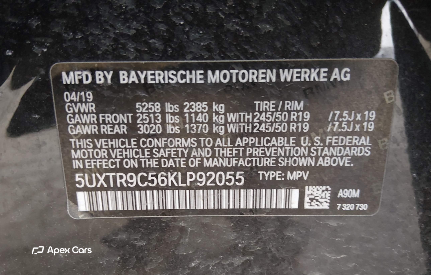 BMW X3 2019