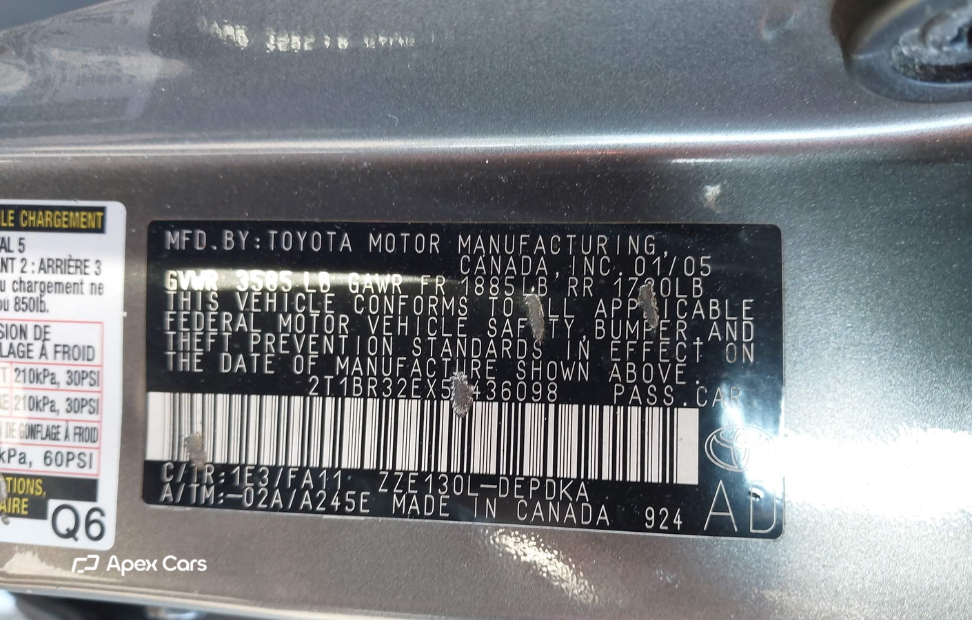 Toyota Corolla 2005