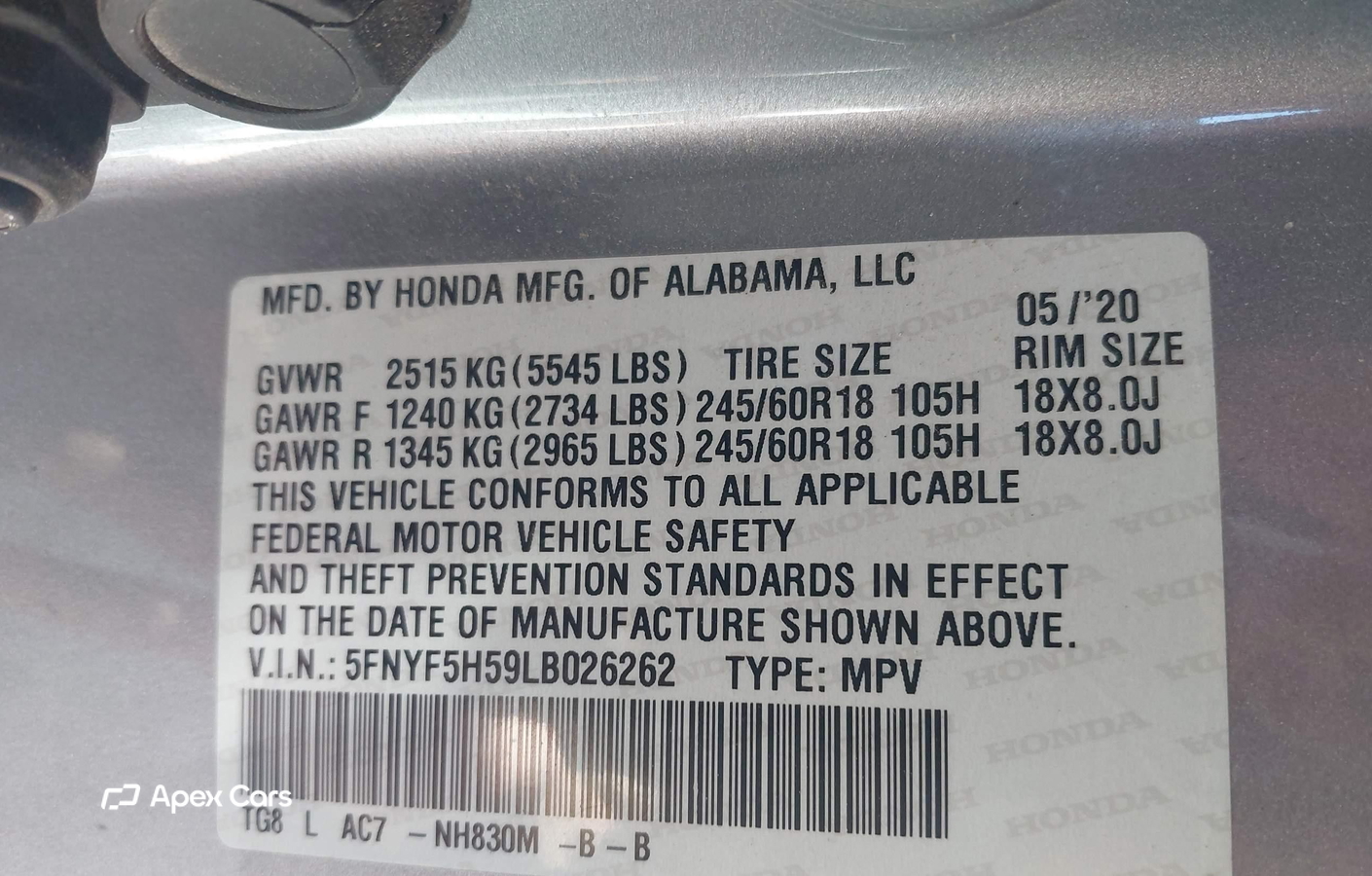Honda Pilot 2020