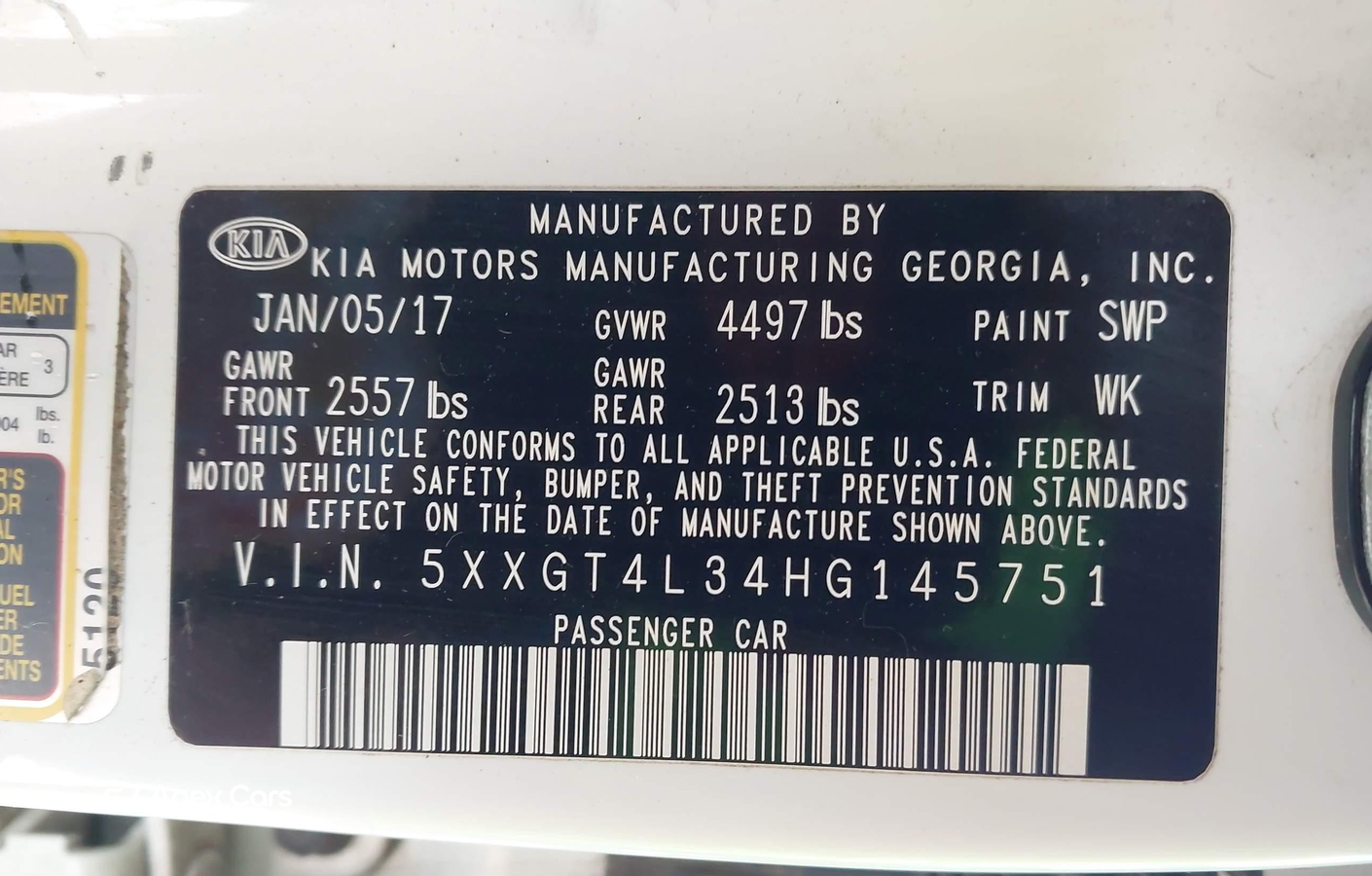 Kia Optima 2017