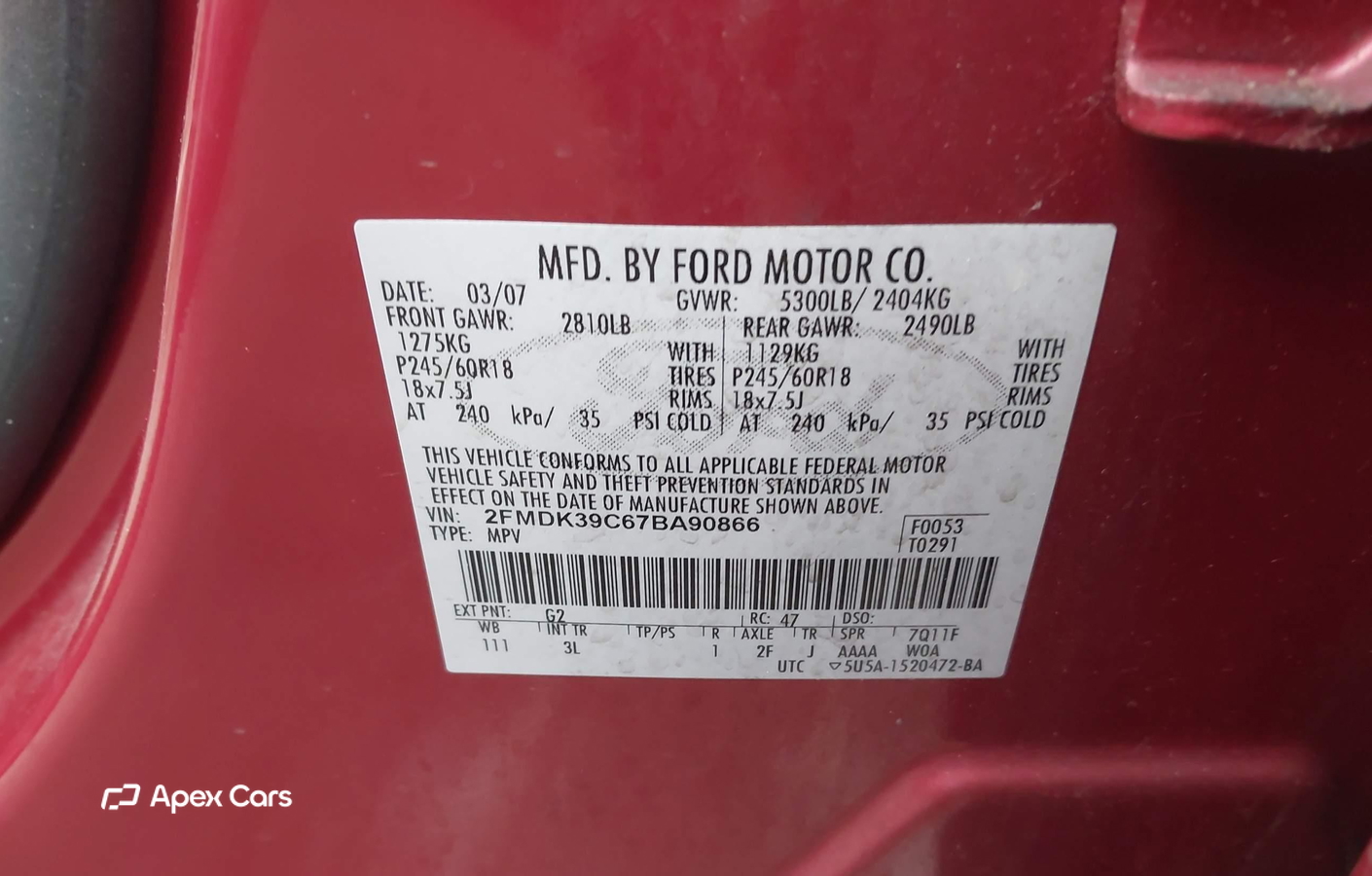 Ford Edge 2007
