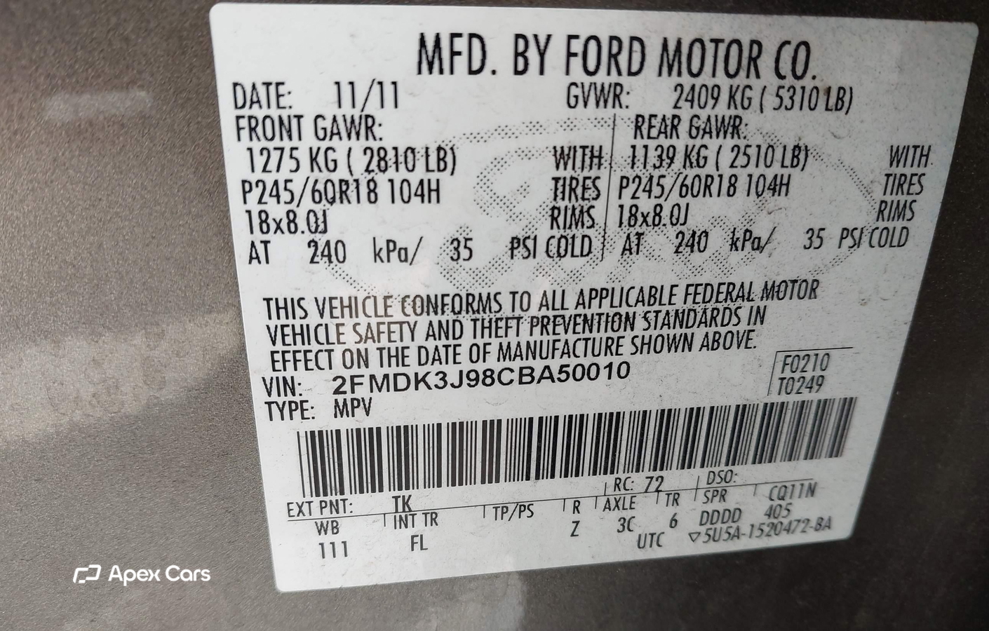 Ford Edge 2012