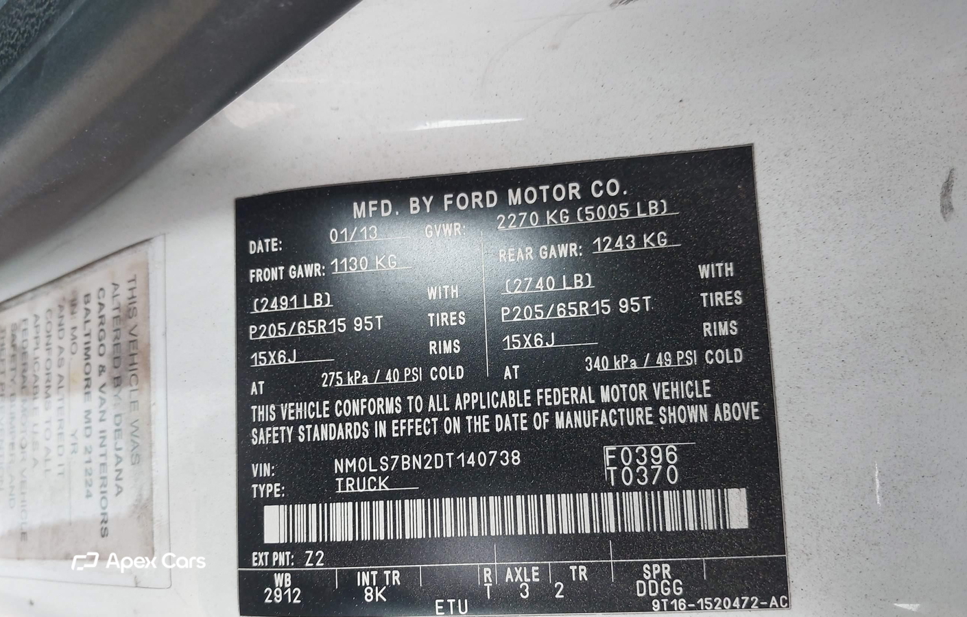 Ford Transit 2013