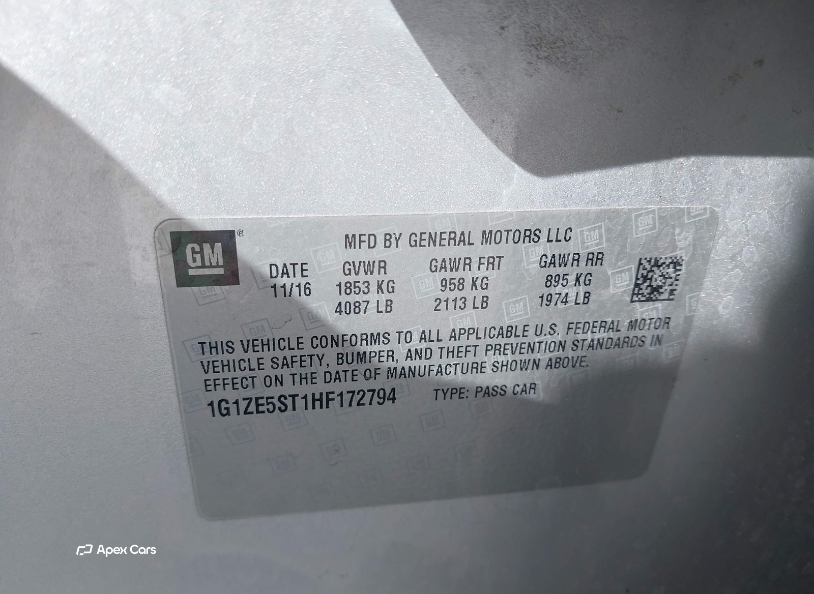 Chevrolet Malibu 2017