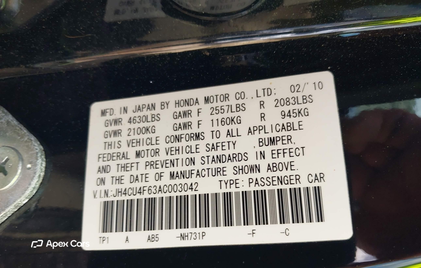 Acura TSX 2010