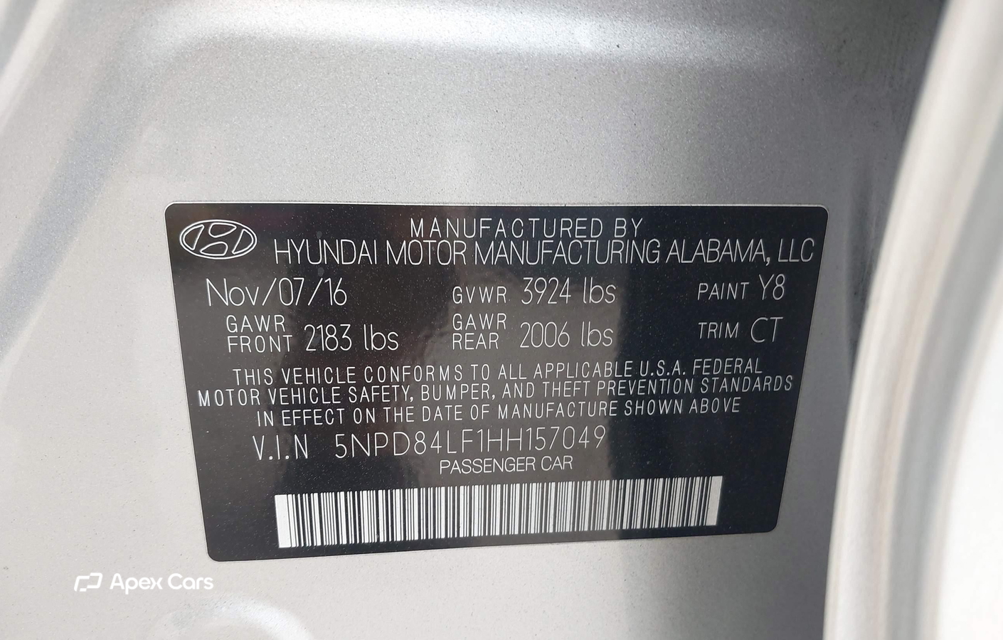 Hyundai Elantra 2017