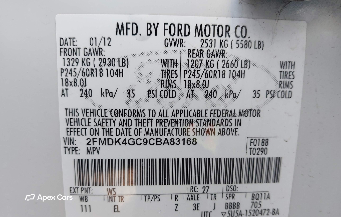 Ford Edge 2012