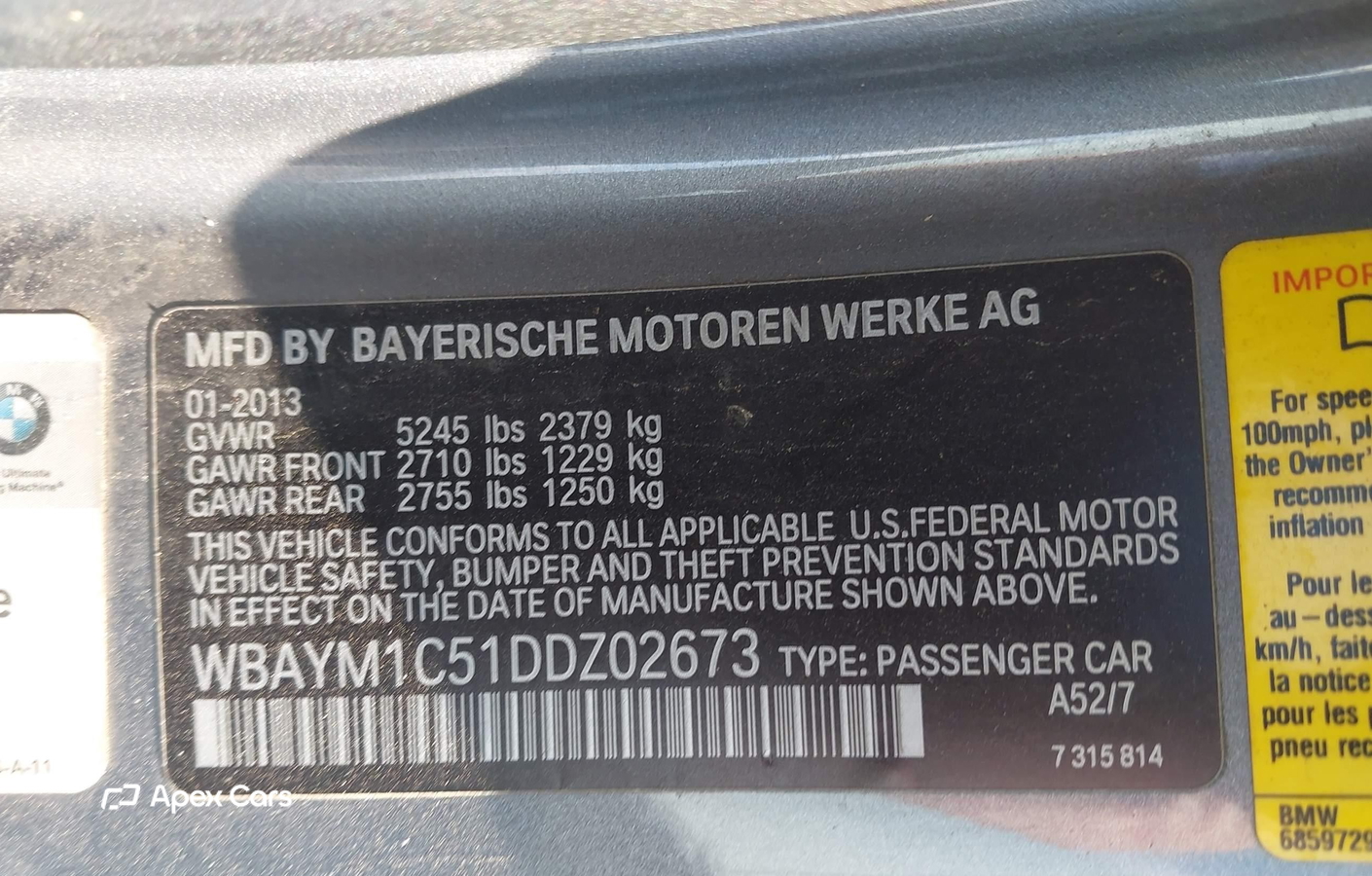 BMW Series 6 2013