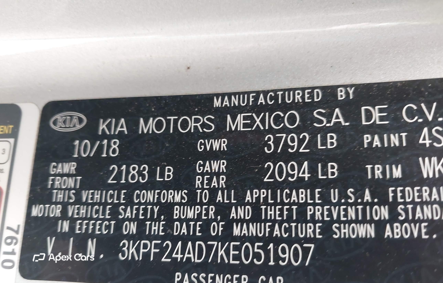 Kia Forte 2019