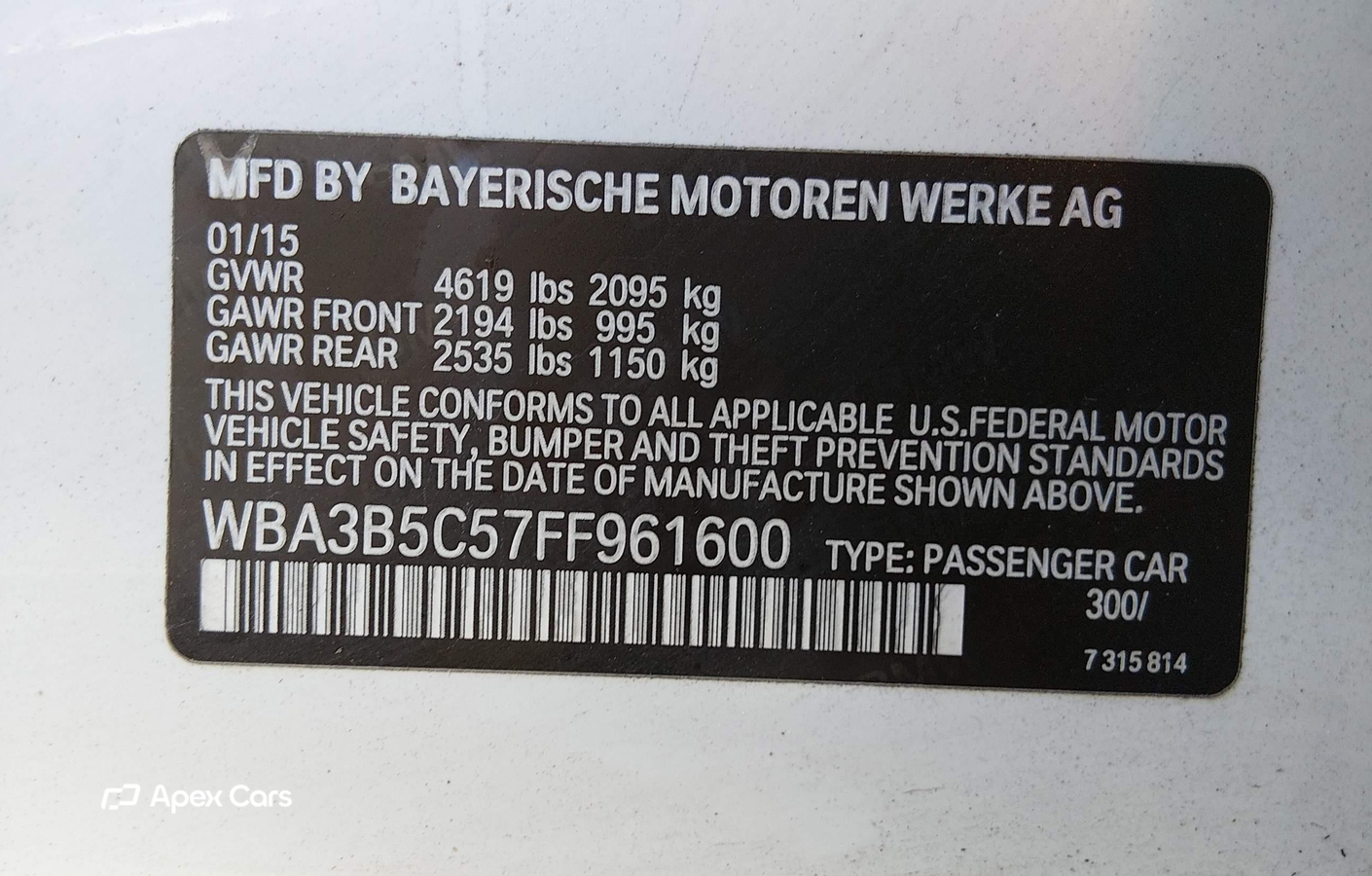 BMW Series 3 2015
