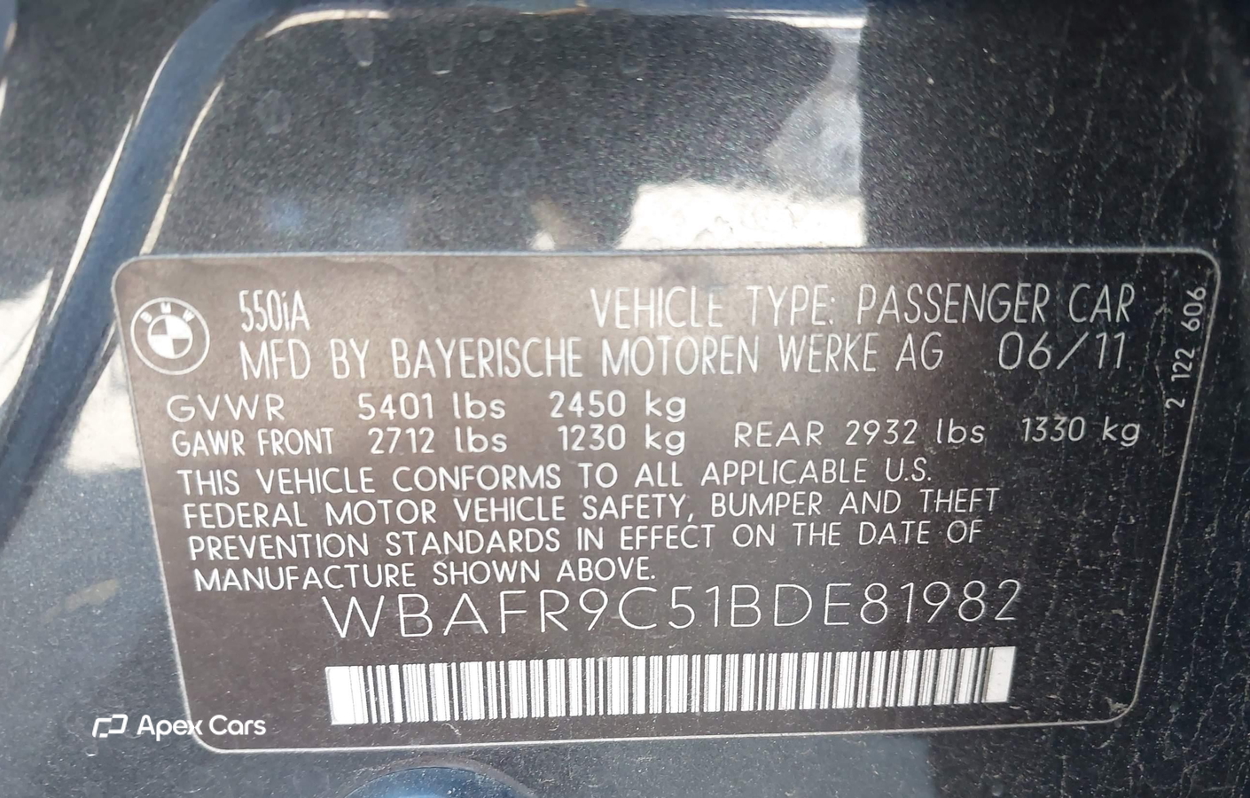 BMW Series 5 2011
