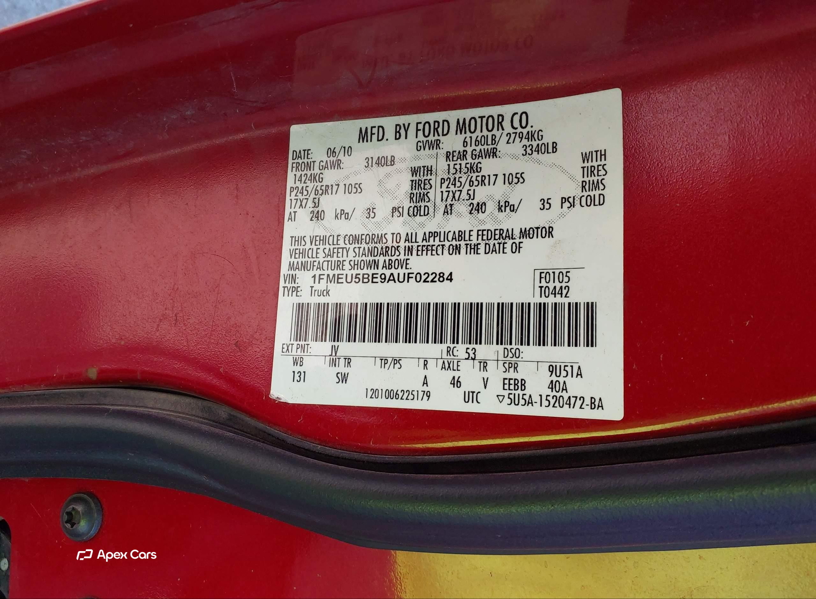 Ford Explorer Sport Trac 2010