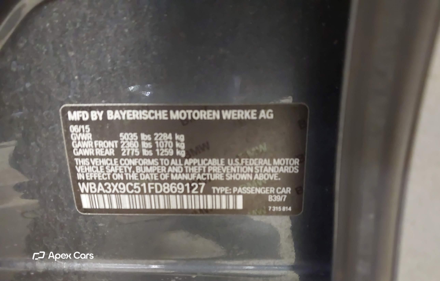 BMW Series 3 2015