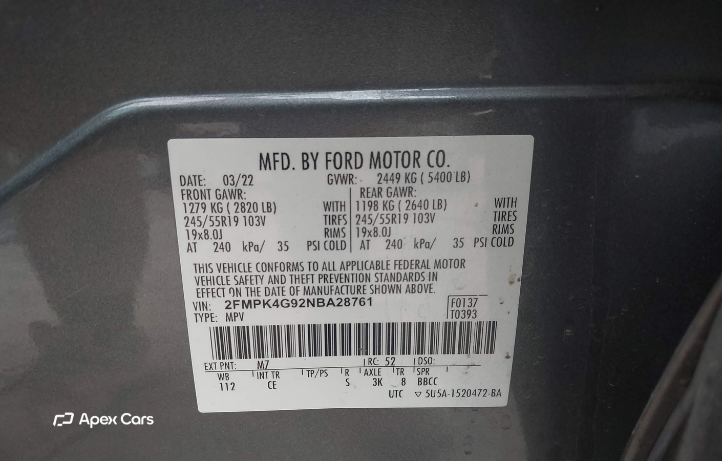 Ford Edge 2022