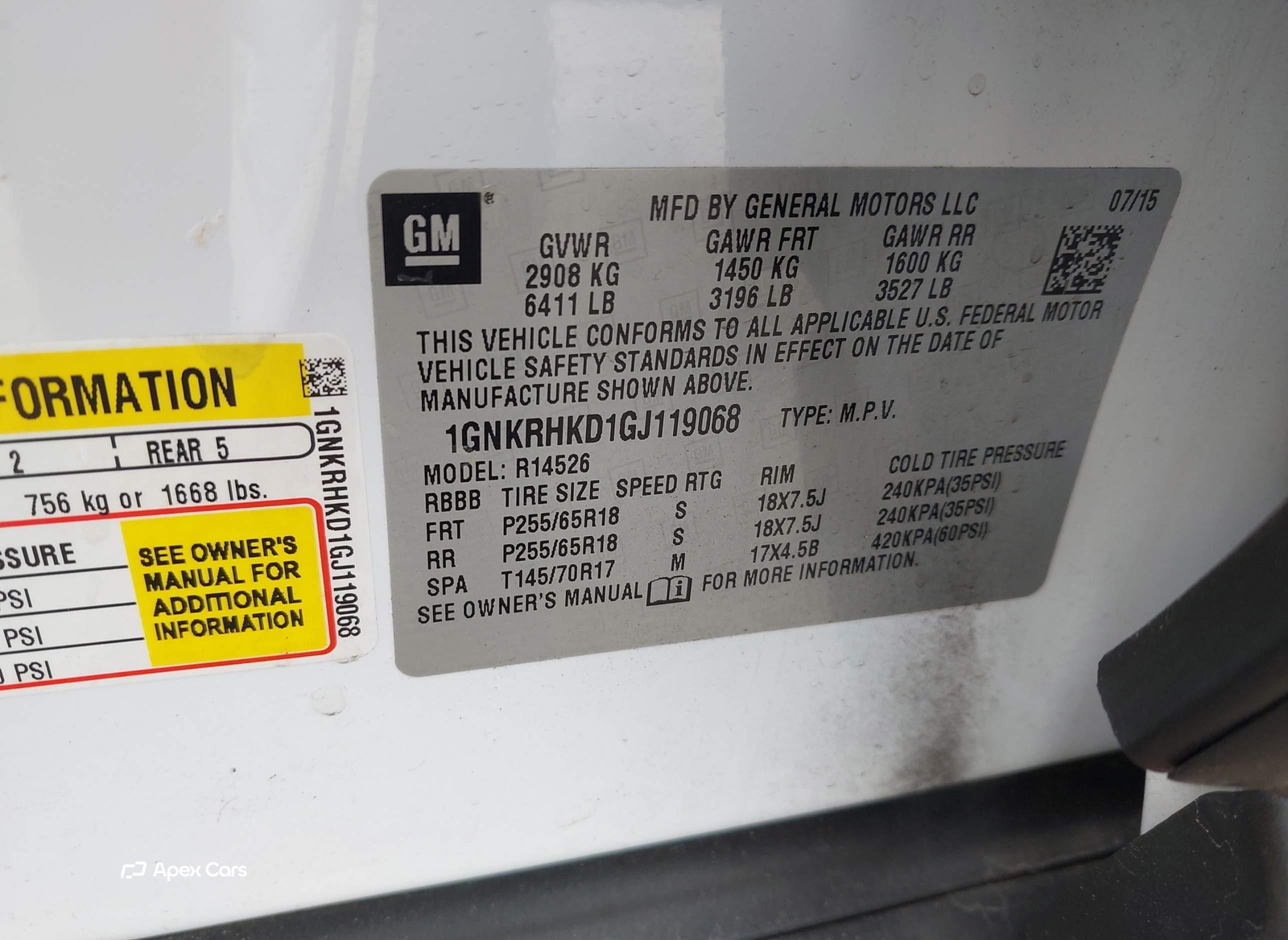 Chevrolet Traverse 2016