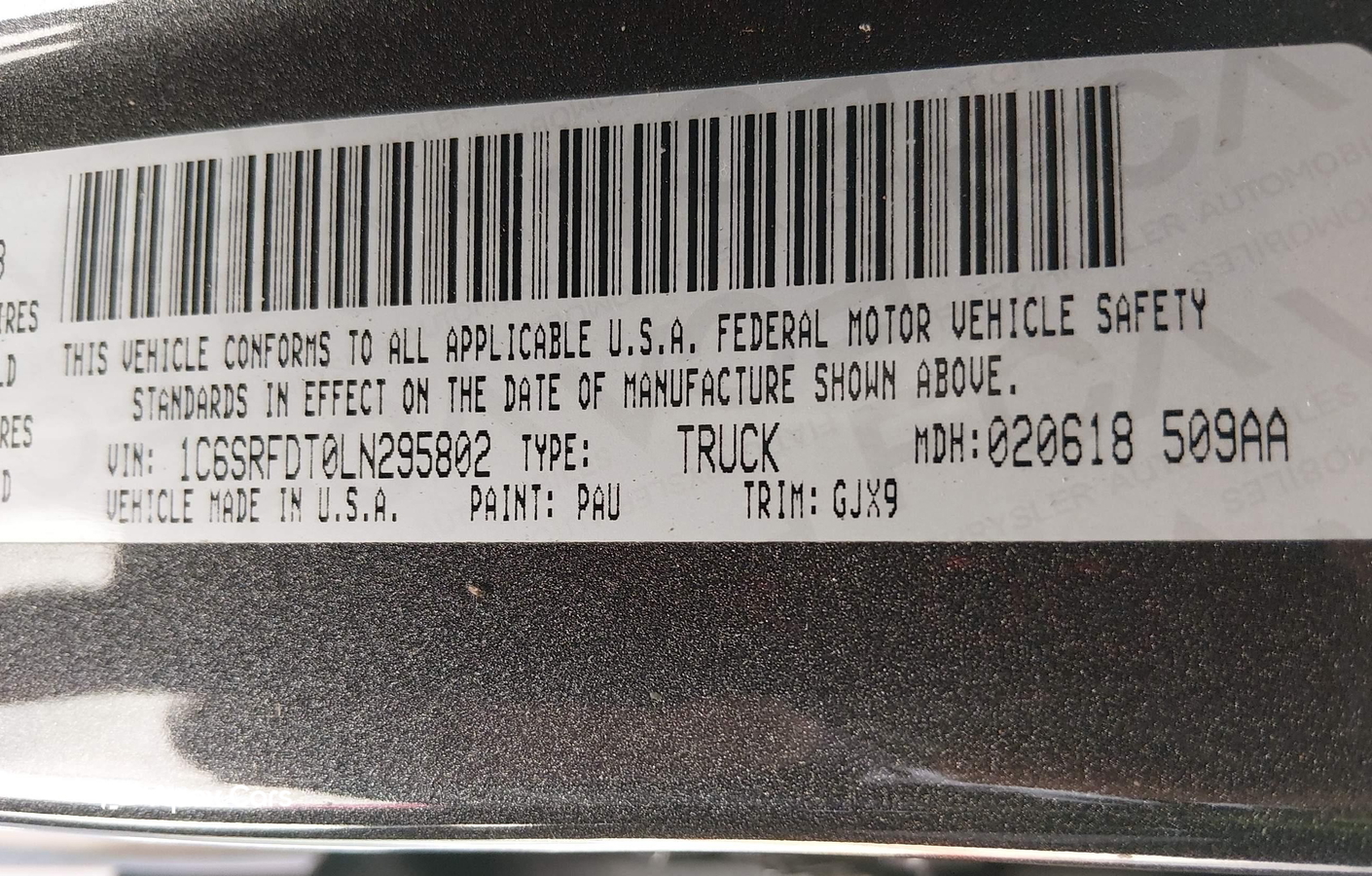 RAM 1500 2020