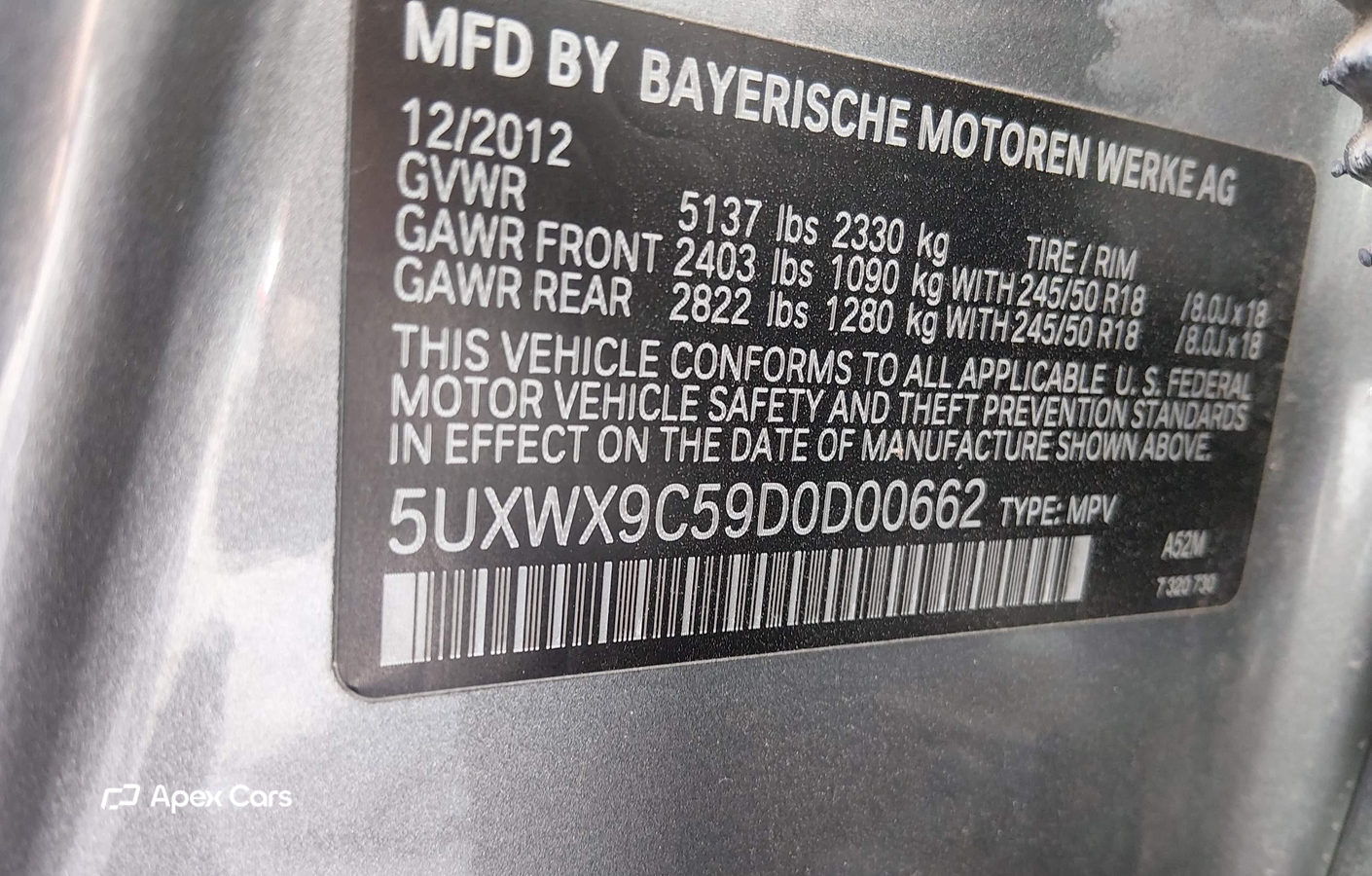 BMW X3 2013