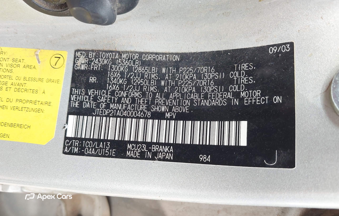 Toyota Highlander 2004