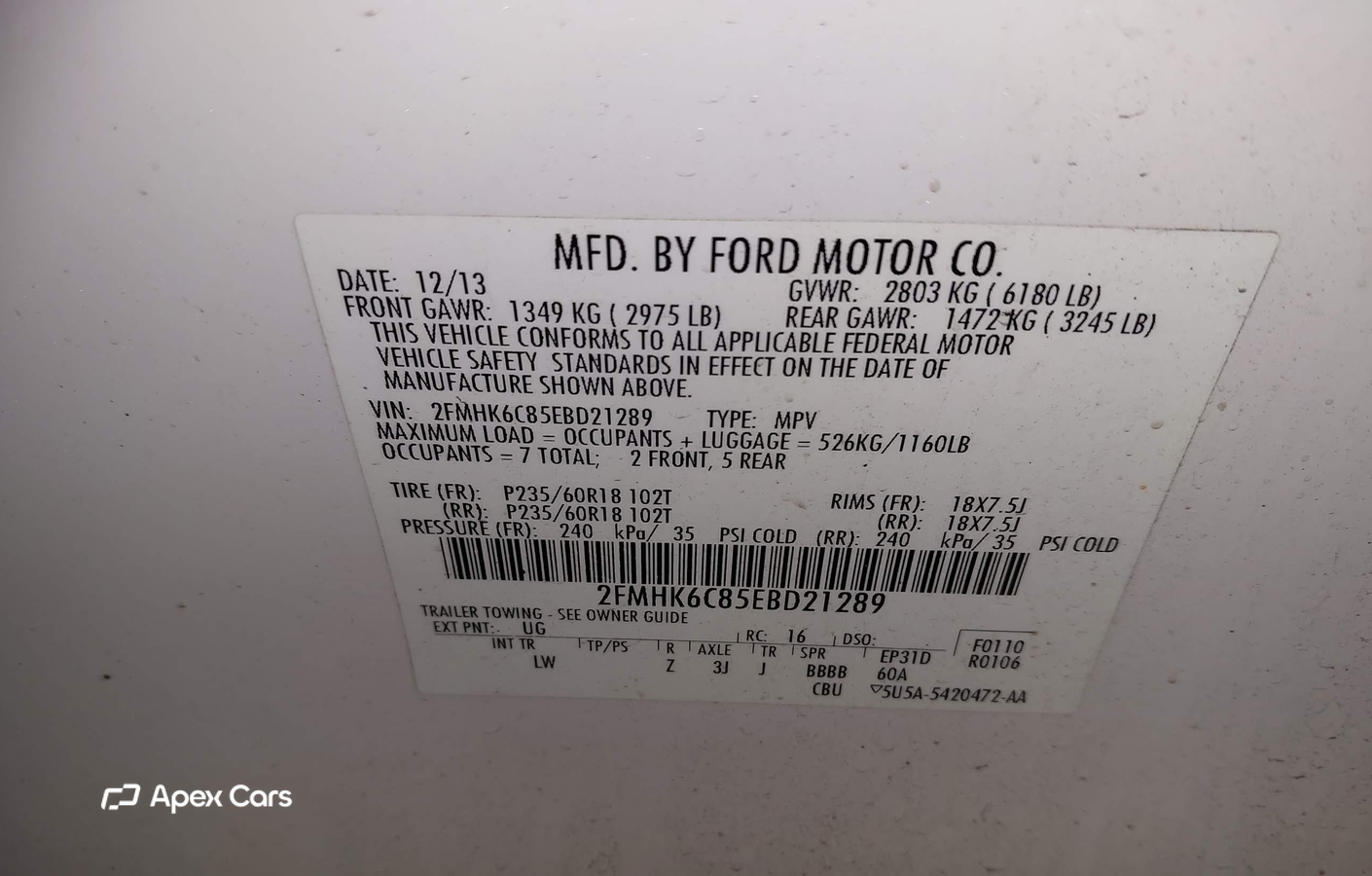 Ford Flex 2014