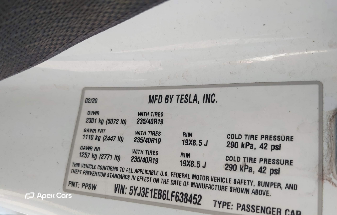 Tesla Model 3 2020