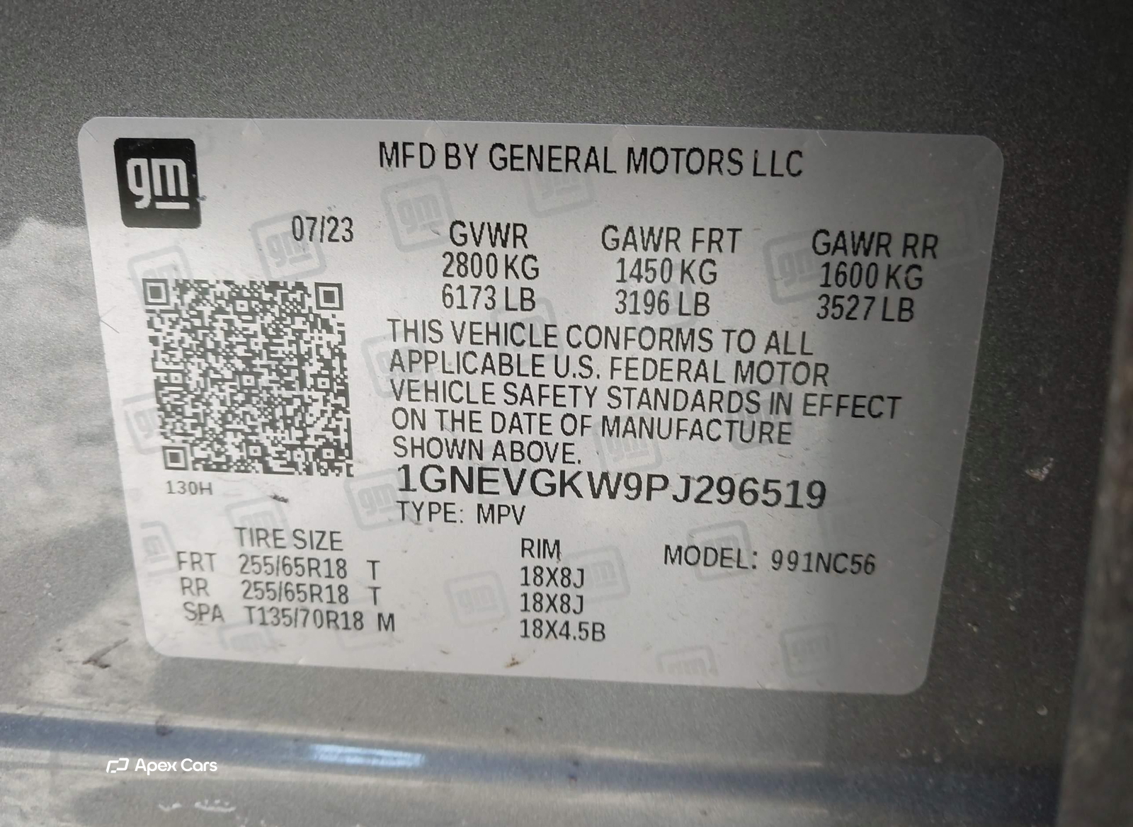 Chevrolet Traverse 2023