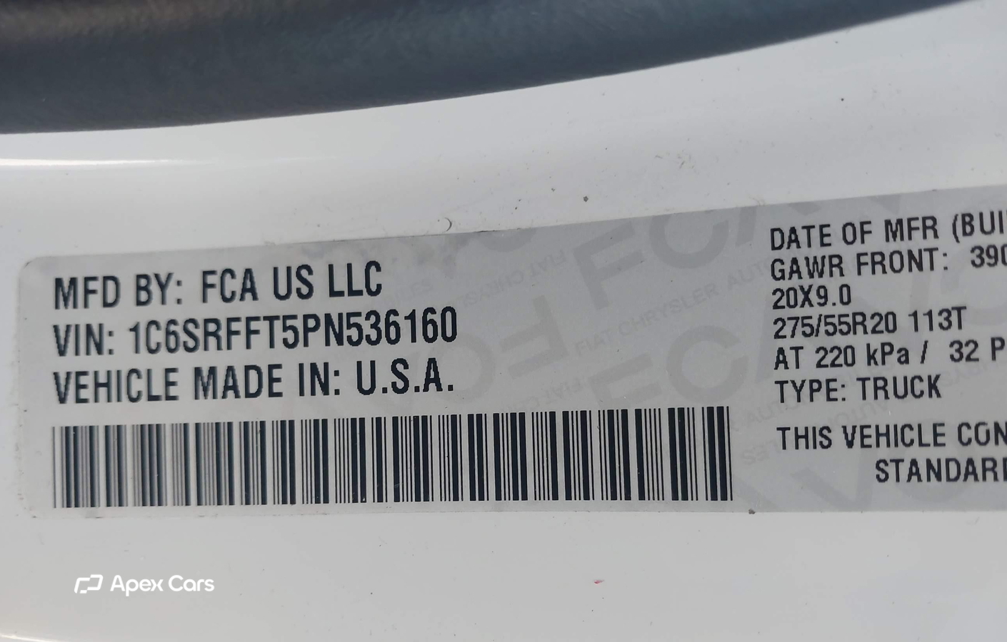 RAM 1500 2023