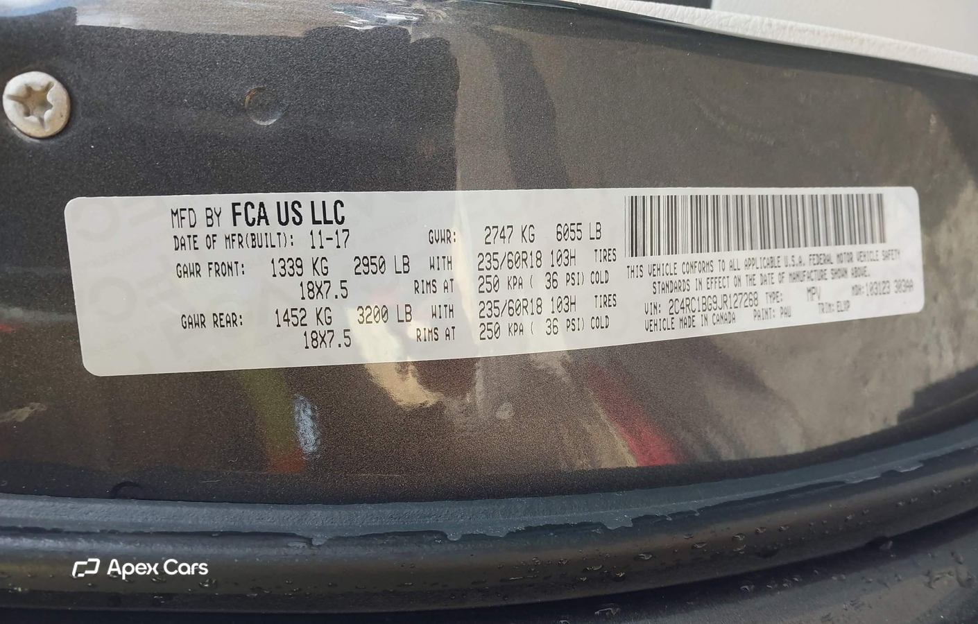 Chrysler Pacifica 2018