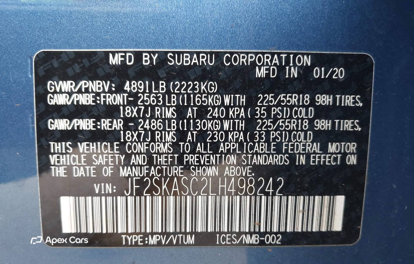Subaru Forester 2020