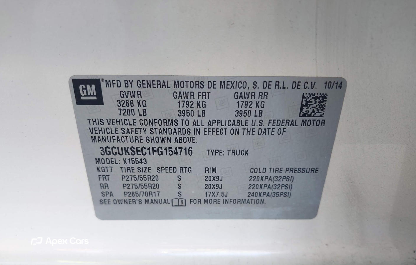 Chevrolet Silverado 2015