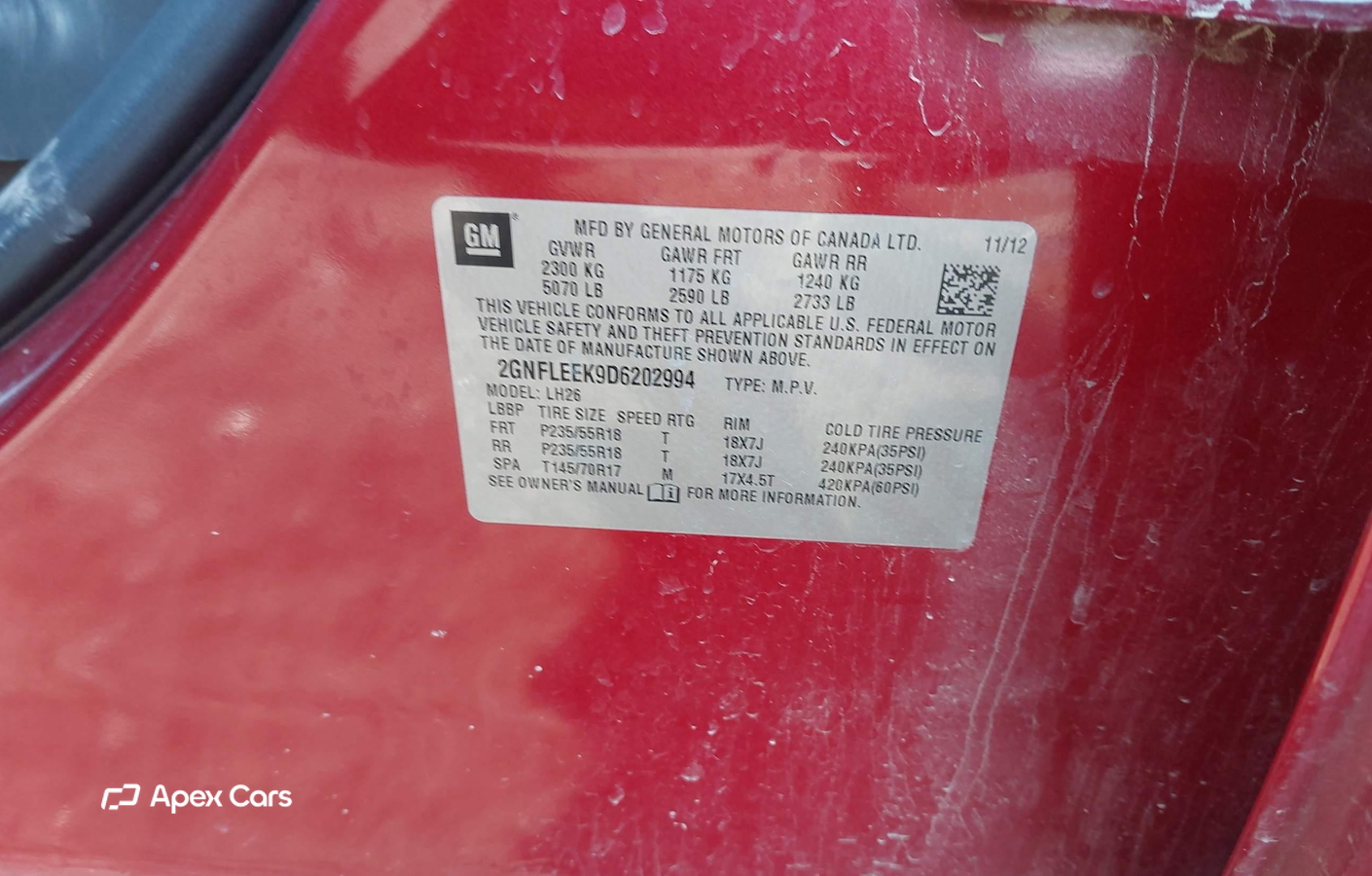 Chevrolet Equinox 2013