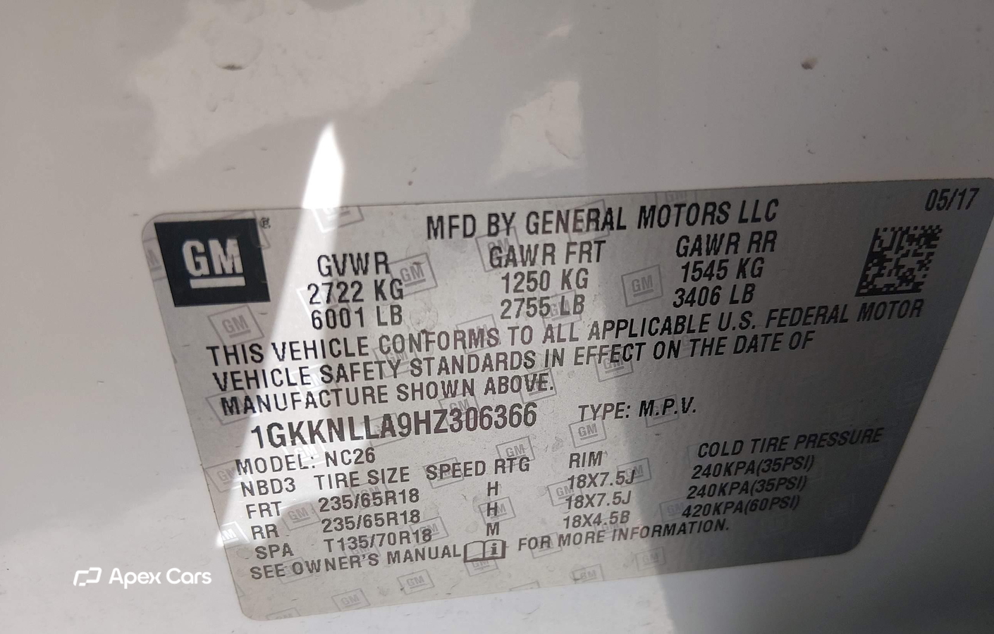 GMC Acadia 2017