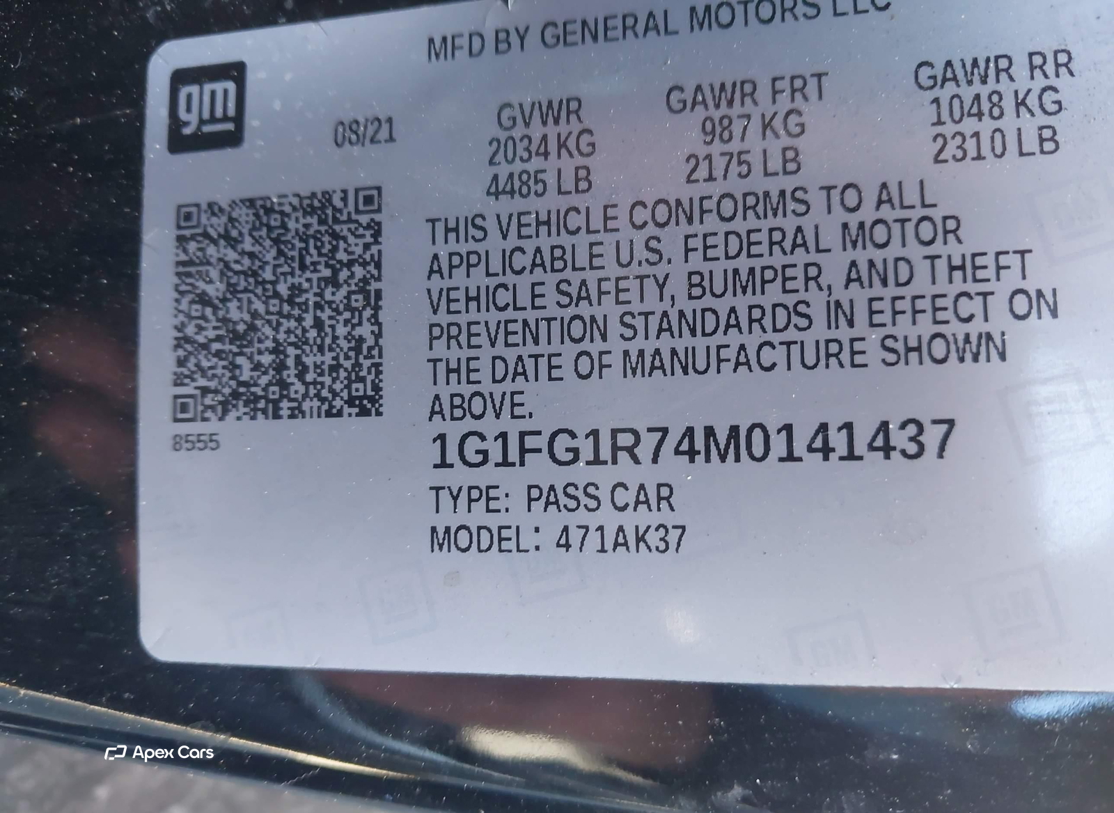 Chevrolet Camaro 2021