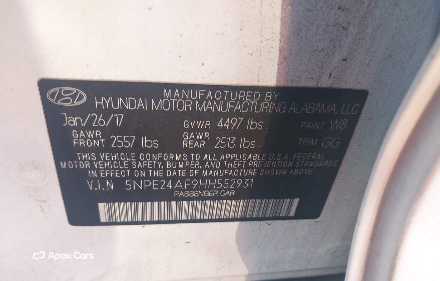 Hyundai Sonata 2017
