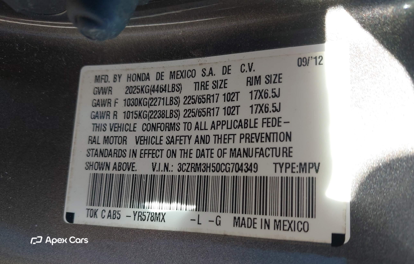 Honda CR-V 2012