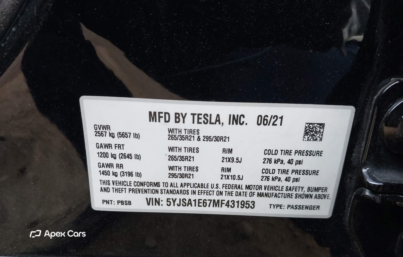 Tesla Model S 2021