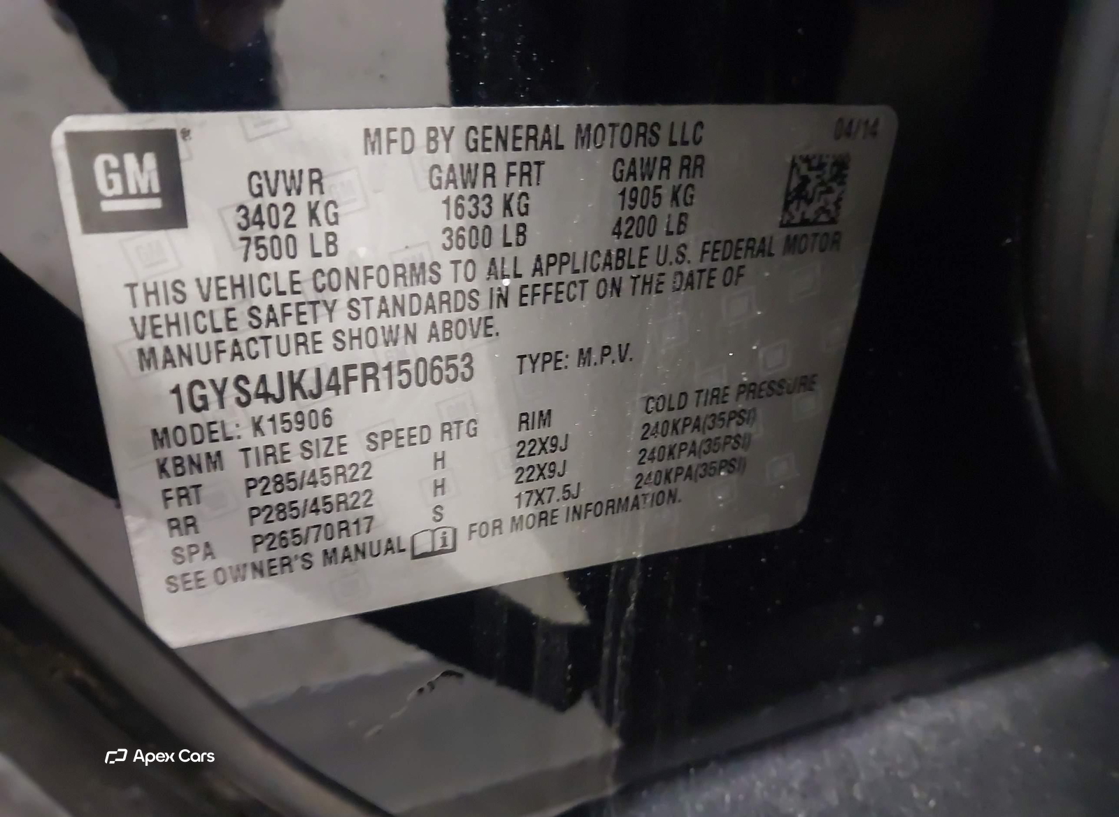 Cadillac Escalade 2015