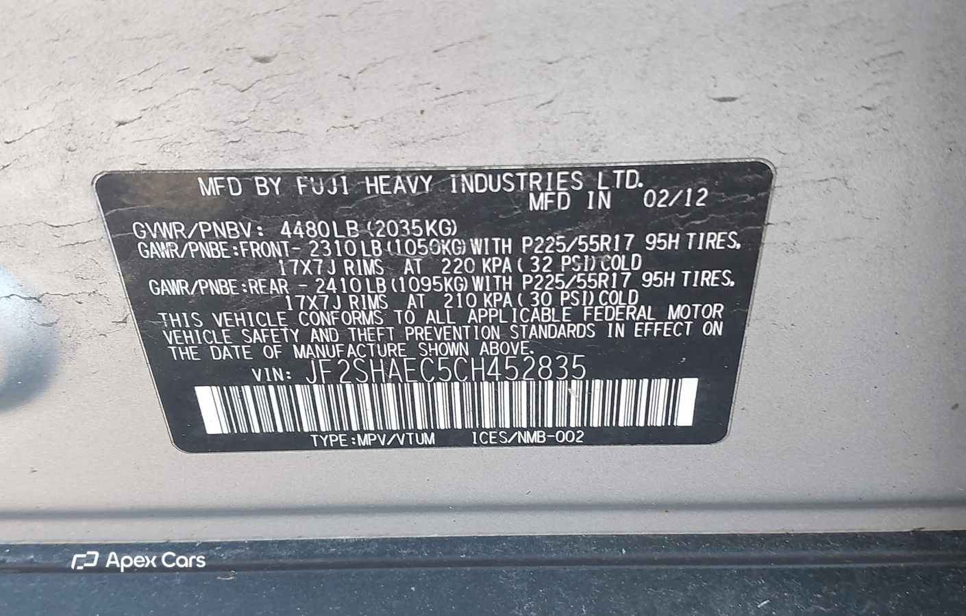 Subaru Forester 2012