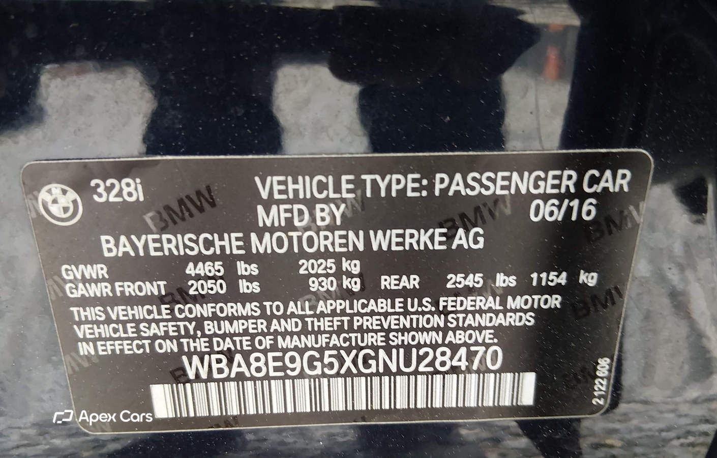 BMW Series 3 2016