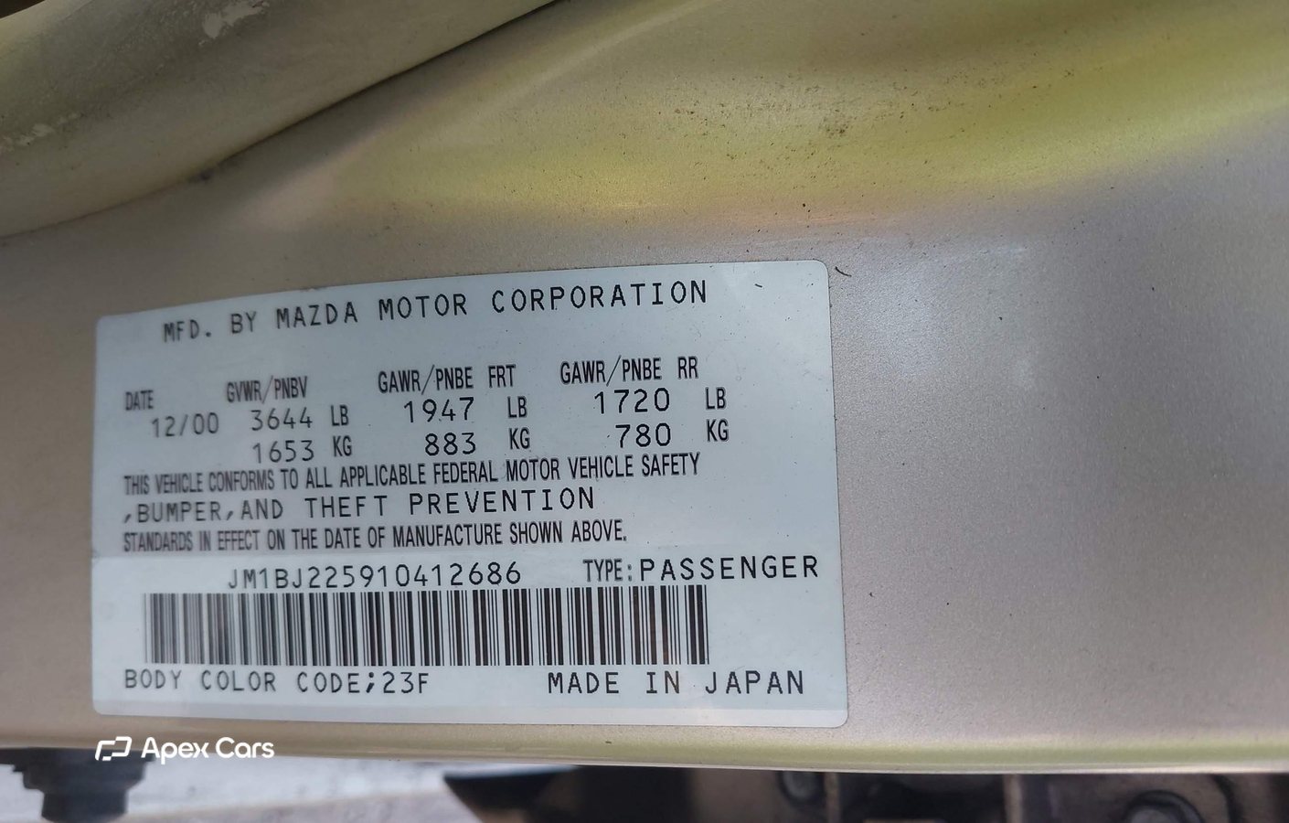 Mazda Protege 2001