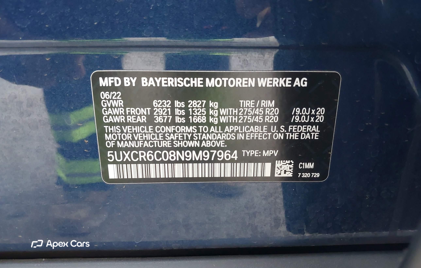 BMW X5 2022