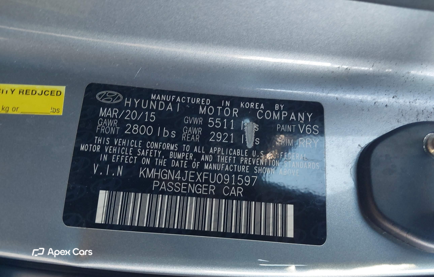 Hyundai Genesis 2015