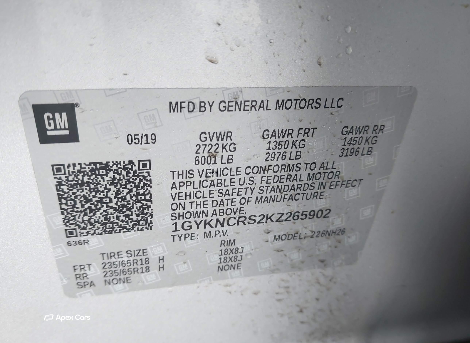 Cadillac XT5 2019