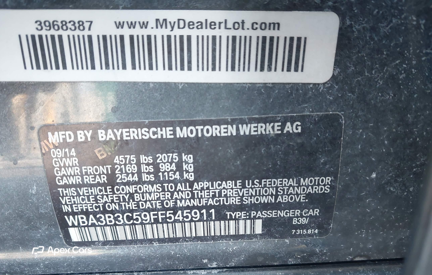BMW Series 3 2015