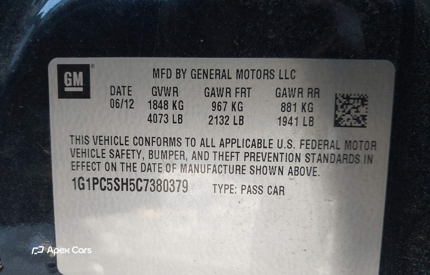 Chevrolet Cruze 2012