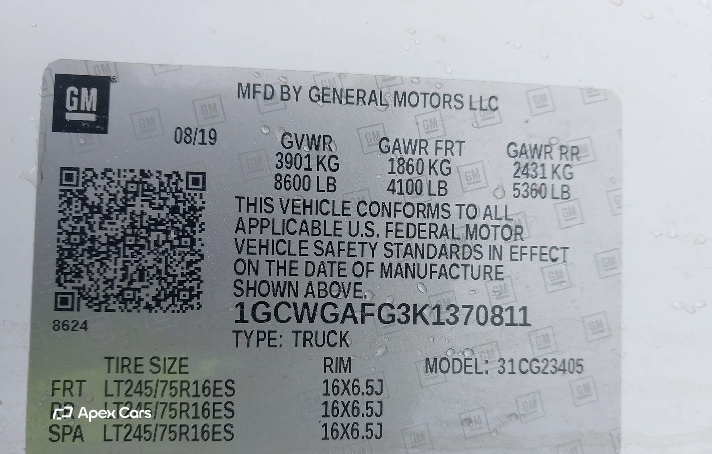 Chevrolet Express 2019