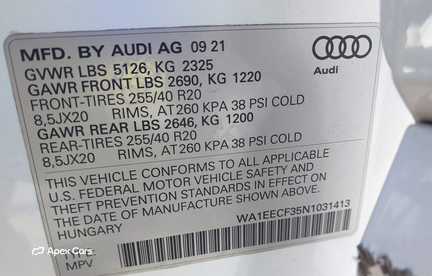 Audi Q3 2022