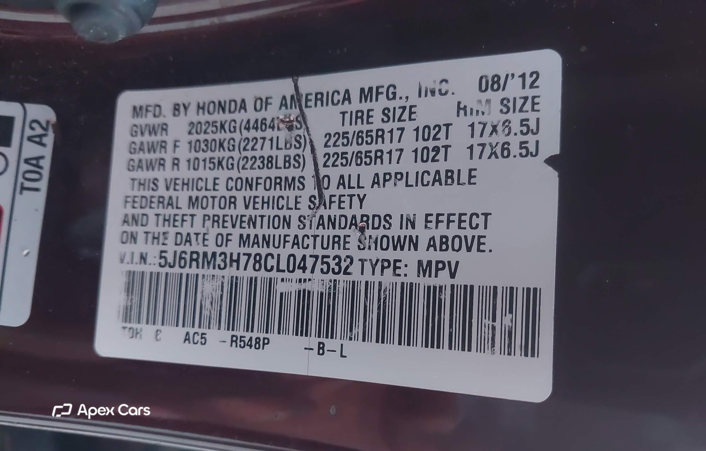 Honda CR-V 2012