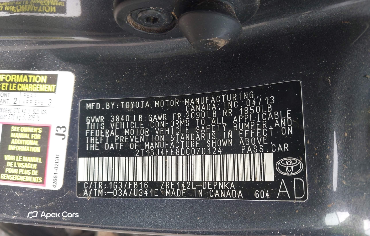 Toyota Corolla 2013